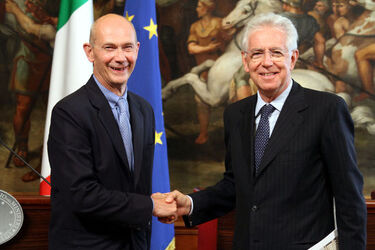 INCONTRO MARIO MONTI PASCAL LAMY