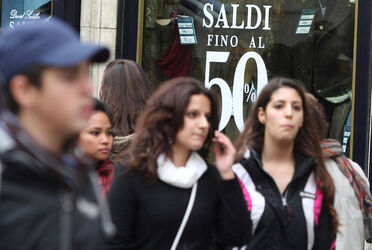 INIZIO SALDI A ROMA
