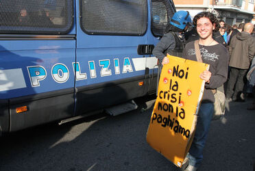 MANIFESTAZIONE STUDENTI CONTRO G20