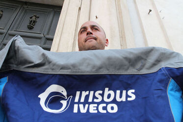 MANIFESTAZIONE LAVORATORI IRIBUS A PALAZZO CHIGI