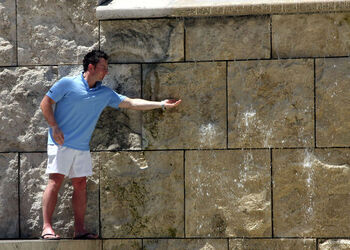 CRONACA CALDO A ROMA
