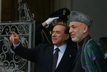INCONTRO BERLUSCONI KARZAI