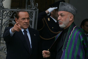 INCONTRO BERLUSCONI KARZAI