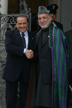 INCONTRO BERLUSCONI KARZAI