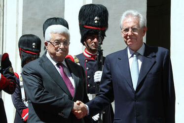 MARIO MONTI MAHMOUD ABBAS