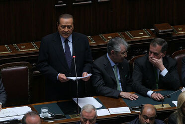 BERLUSCONI ALLA CAMERA