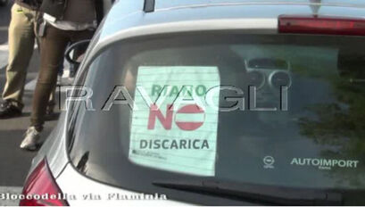 MANIFESTAZIONE CONTRO DISCARICA A RIANO FLAMINIO