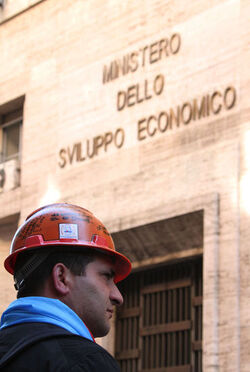 MANIFESTAZIONE LAVORATORI ALCOA MANIFESTAZIONE LAVORATORI ALCOA