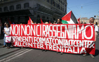 MANIFESTAZIONE RIFONDAZIONE COMUNISTA