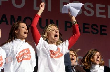 MANIFESTAZIONE DONNE SE NON ORA QUANDO 