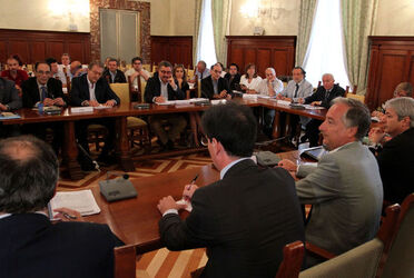 INCONTRO PATRONI GRIFFI SINDACATI