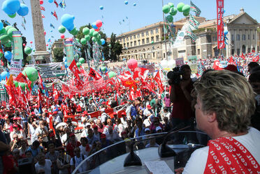 MANIFESTAZIONE CGIL CISL UIL
