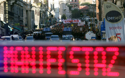 MANIFESTAZIONE STUDENTI E COBAS
