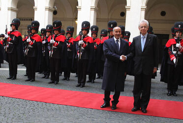 INCONTRO MONTI MUSTAFA ABDUL JALIL INCONTRO MONTI MUSTAFA ABDUL JALIL