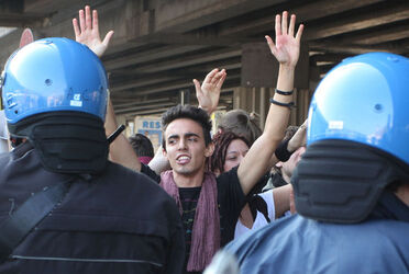 MANIFESTAZIONE STUDENTI CONTRO G20