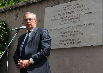 COMMEMORAZIONE MORTE MASSIMO D ANTONA