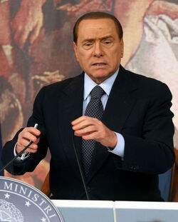CONFERENZA STAMPA SILVIO BERLUSCONI