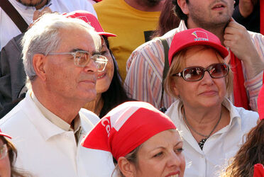 PROTESTA CGIL CONTRO GOVERNO BERLUSCONI