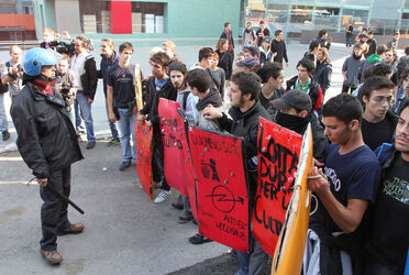 MANIFESTAZIONE STUDENTI CONTRO G20