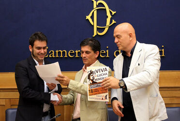 MINATORI SARDI CONSEGNANO FIRME AI MINATORI SPAGNOLI