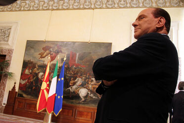 NIKOLA GRUEVSKI SILVIO BERLUSCONI