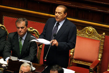 BERLUSCONI AL SENATO
