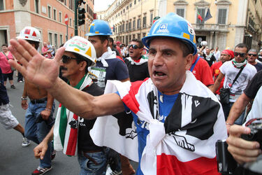 MAN OPERAI ALCOA AL MINISTERO SVILUPPO ECONOMICO