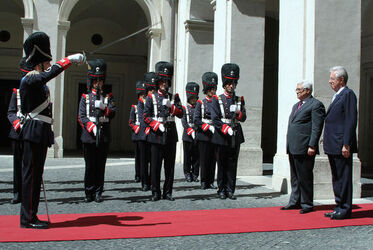 MARIO MONTI MAHMOUD ABBAS