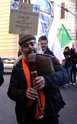 MANIFESTAZIONE DIPENDENTI RAI MANIFESTAZIONE DIPENDENTI RAI