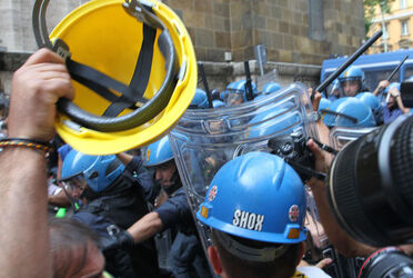 MANIFESTAZIONE OPERAI ALCOA