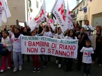 MANIFESTAZIONE CONTRO DISCARICA RIANO