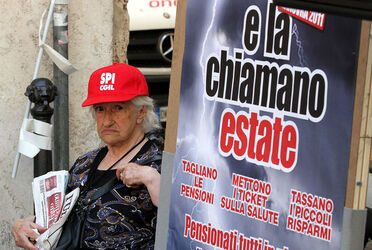 MANIFESTAZIONE CONTRO MANOVRA FINANZIARIA MANIFESTAZIONE CONTRO MANOVRA FINANZIARIA