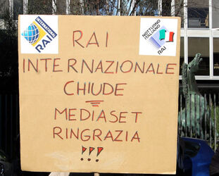 MANIFESTAZIONE DIPENDENTI RAI MANIFESTAZIONE DIPENDENTI RAI