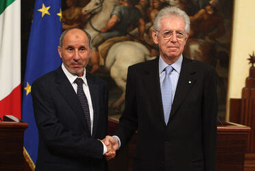 INCONTRO MONTI MUSTAFA ABDUL JALIL INCONTRO MONTI MUSTAFA ABDUL JALIL