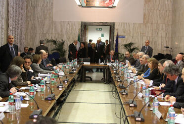 INCONTRO GOVERNO PARTI SOCIALI