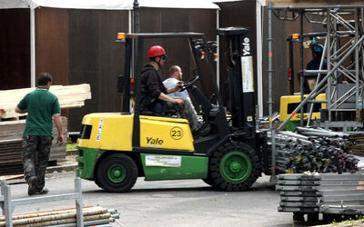 PREPARATIVI CONCERTO 1&deg; MAGGIO