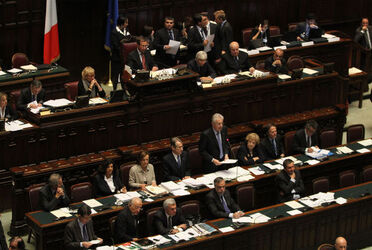VOTO FIDUCIA ALLA CAMERA GOVERNO MARIO MONTI