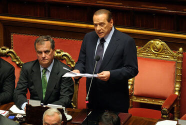 BERLUSCONI AL SENATO