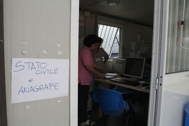 SINDACATI NELLA ZONE TERREMOTATE SINDACATI NELLA ZONE TERREMOTATE