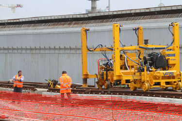 LAVORI ALLA STAZIONE CENTRALE DI NAPOLI