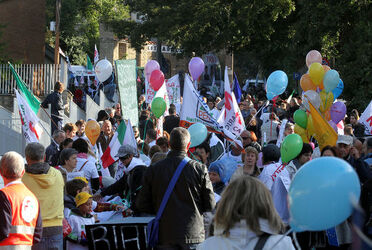MANIFESTAZIONE DISCARICA RIANO ROMA MANIFESTAZIONE DISCARICA RIANO ROMA
