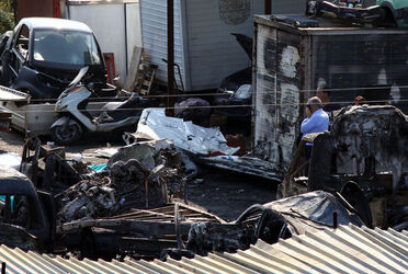 AEREO PRECIPITATO SU SFASCIACARROZZE