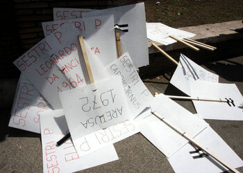 MANIFESTAZIONE LAVORATORI FINCANTIERI