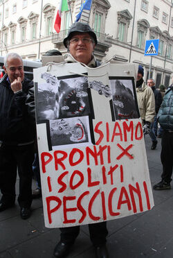 MANIFESTAZIONE TASSISTI CONTRO LIBERALIZZAZIONE
