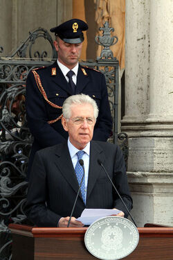 INCONTRO MARIO MONTI SHEIKH HAMAD BIN KHALIFA AL THANI