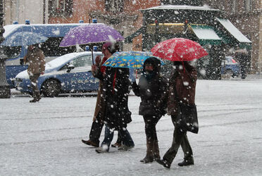 FITTA NEVICATA A ROMA