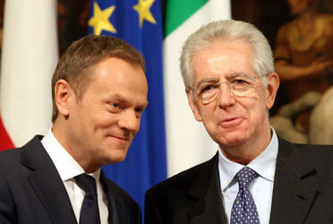 INCONTRO DONALD TUSK MARIO MONTI