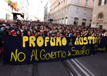 MANIFESTAZIONE STUDENTI E COBAS