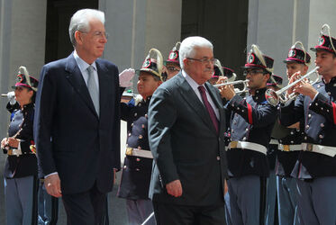 MARIO MONTI MAHMOUD ABBAS