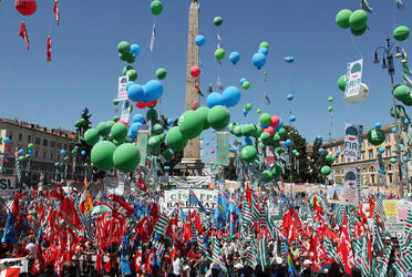 MANIFESTAZIONE CGIL CISL UIL